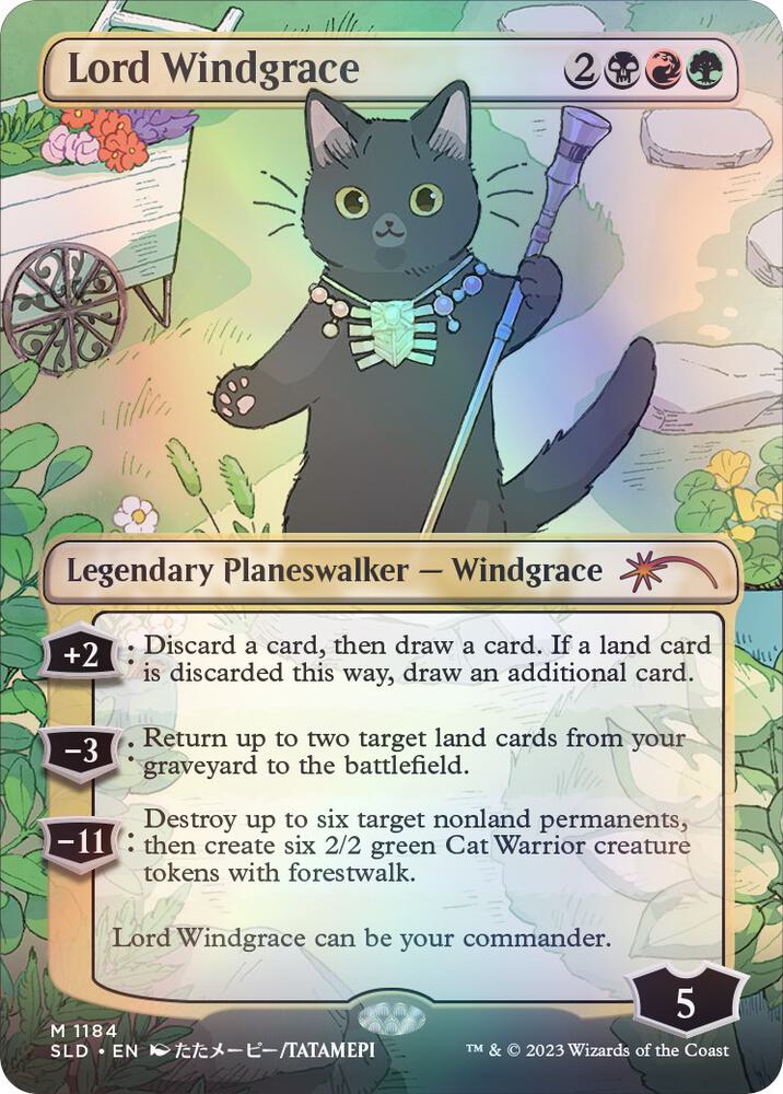 Lord Windgrace 1184 card from Secret Lair Drop Series