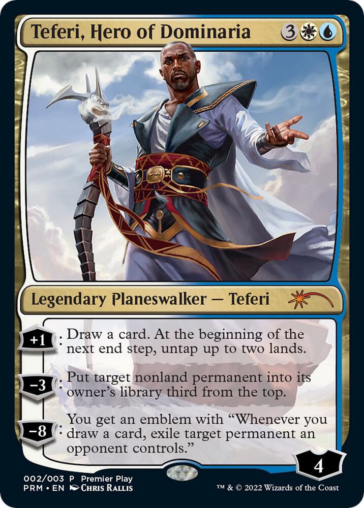Teferi, Hero of Dominaria 2 card from Pro Tour Promos
