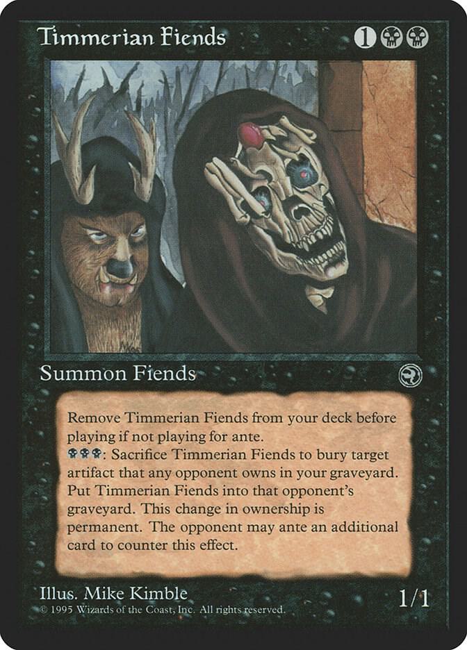Timmerian Fiends card from Homelands