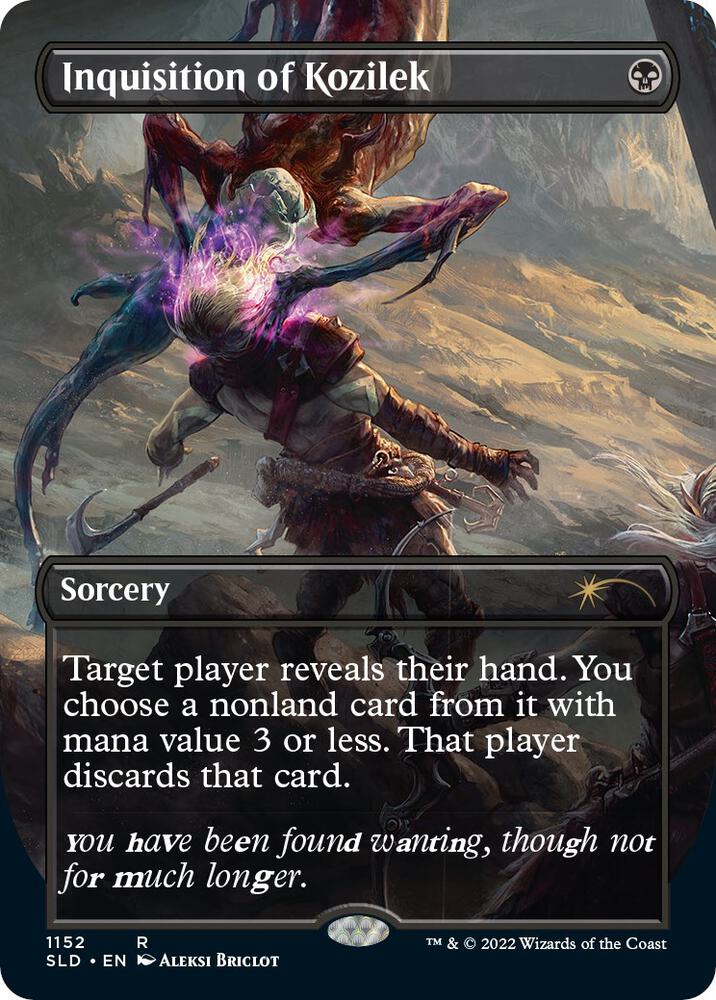 Inquisition of Kozilek 1152 card from Secret Lair Drop Series