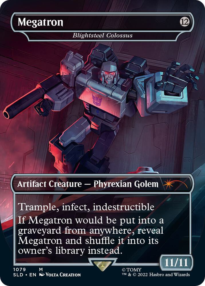 Megatron - Blightsteel Colossus 1079 card from Secret Lair Drop Series