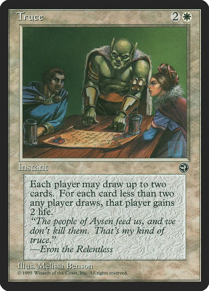 Truce card from Homelands