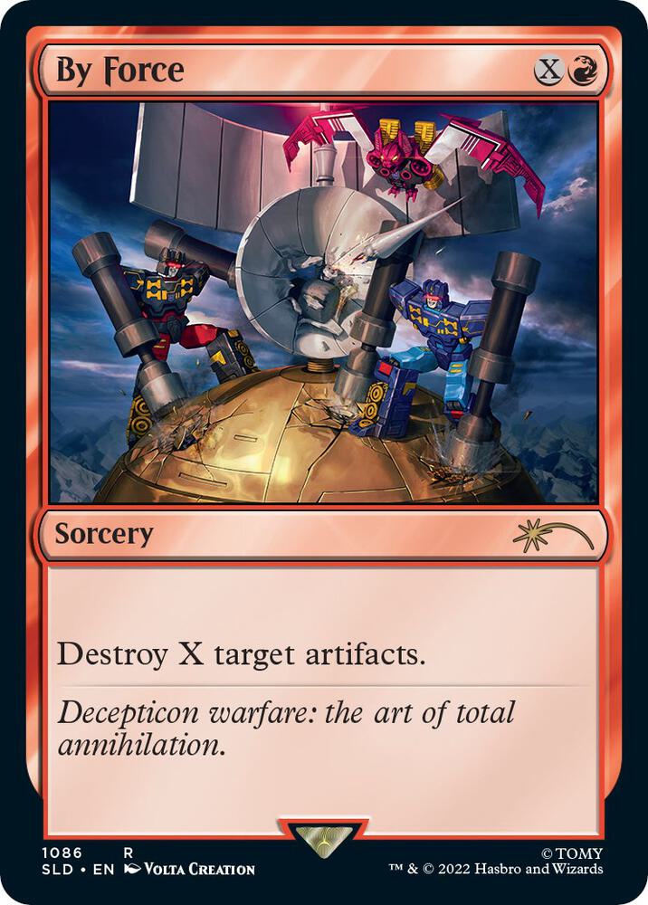 By Force 1086 card from Secret Lair Drop Series