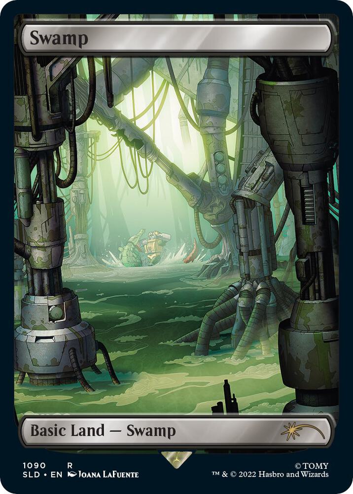 Swamp 1090 card from Secret Lair Drop Series