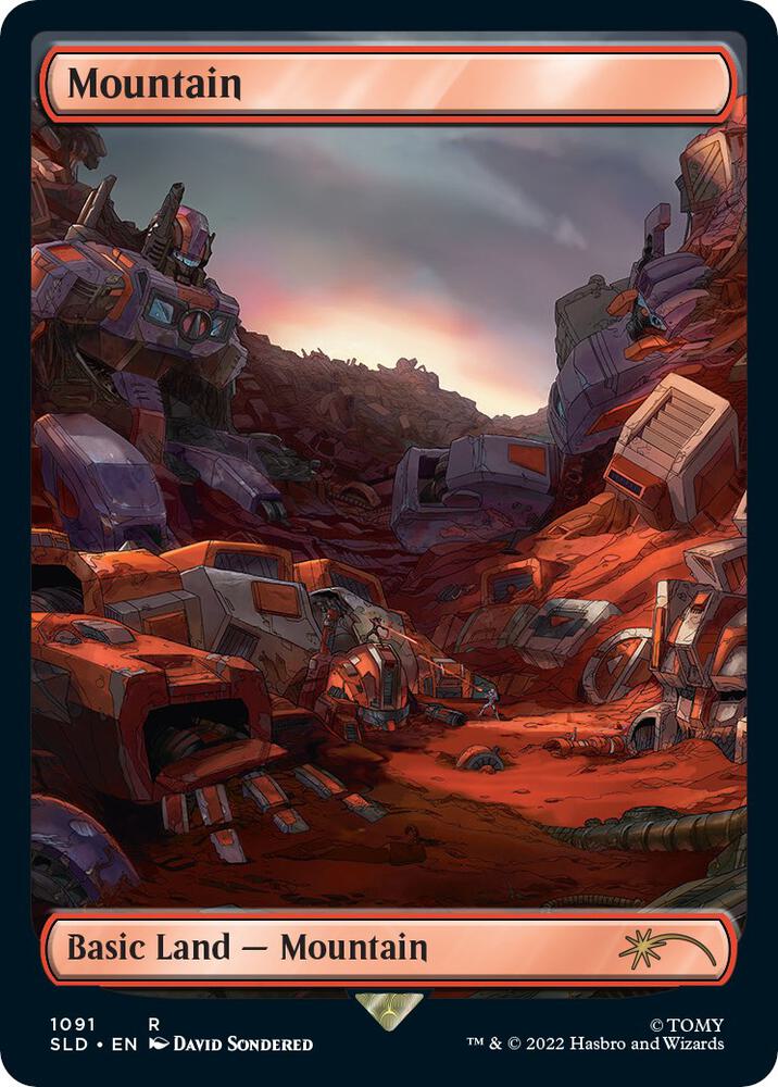 Mountain 1091 card from Secret Lair Drop Series