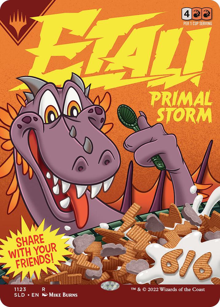 Etali, Primal Storm 1123 card from Secret Lair Drop Series