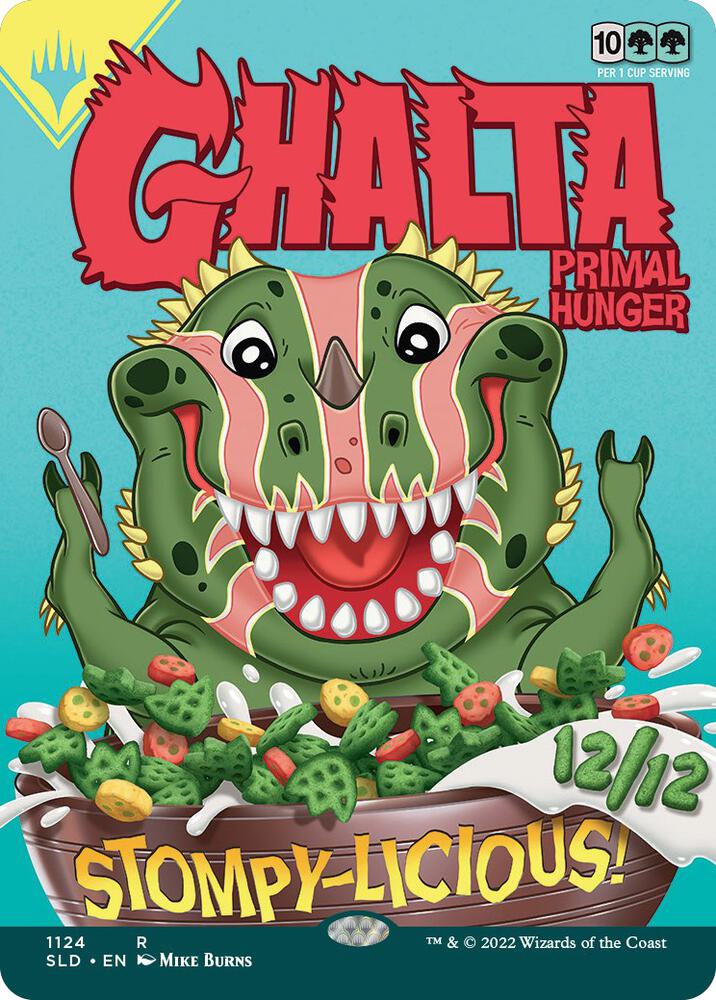 Ghalta, Primal Hunger 1124 card from Secret Lair Drop Series