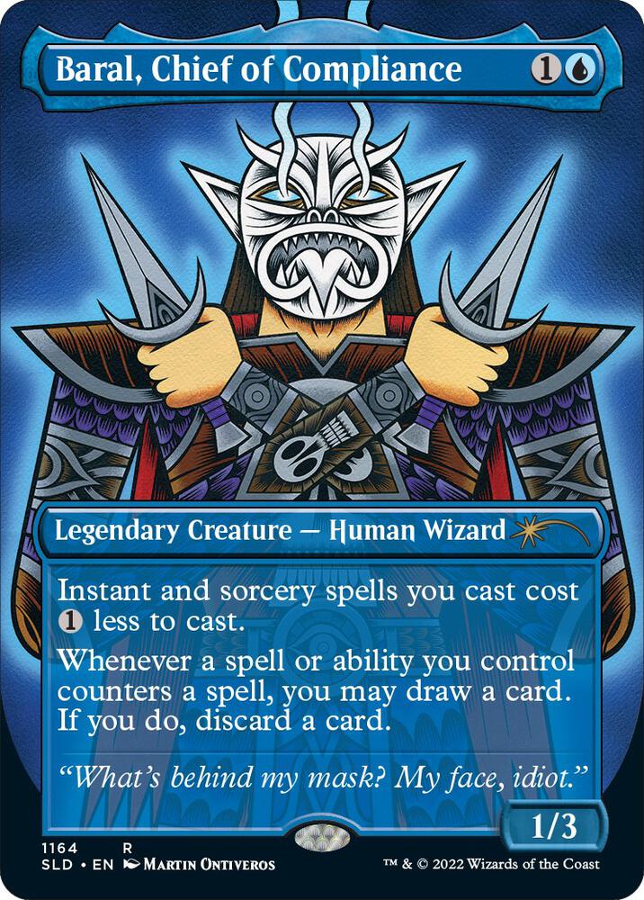 Baral, Chief of Compliance 1164 card from Secret Lair Drop Series