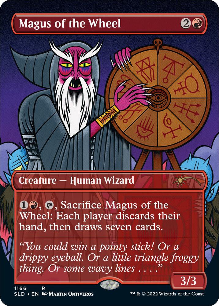 Magus of the Wheel 1166 card from Secret Lair Drop Series