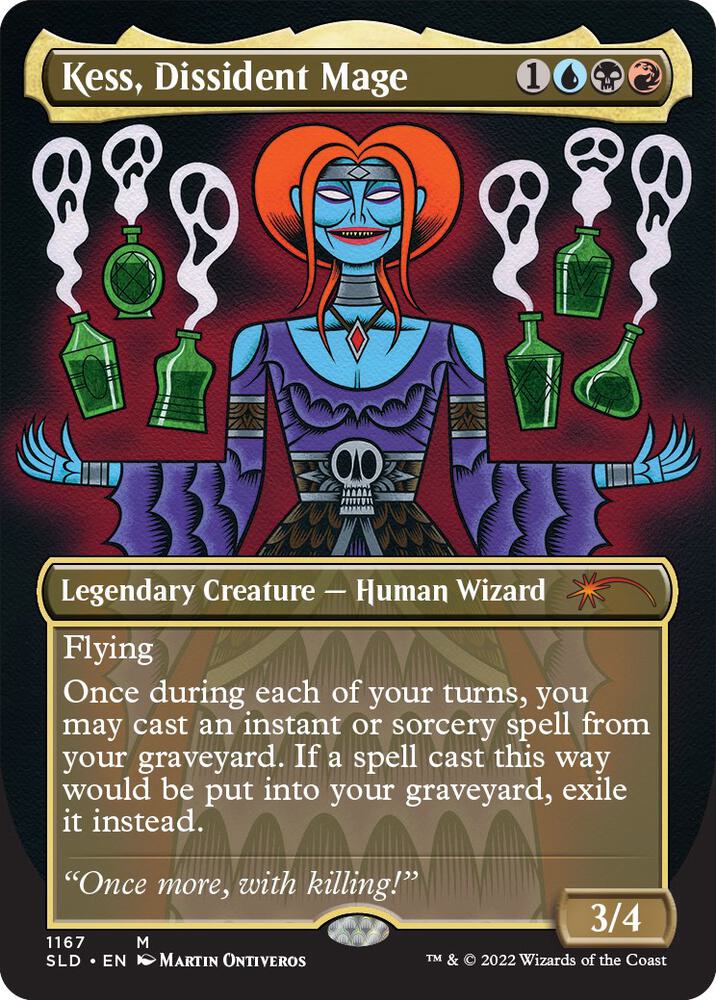 Kess, Dissident Mage 1167 card from Secret Lair Drop Series
