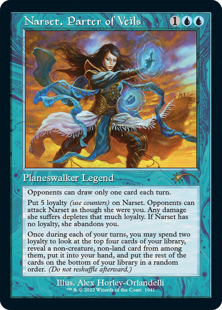 Narset, Parter of Veils (Retro Frame) 1041 card from Secret Lair Drop Series