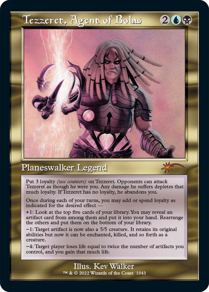 Tezzeret, Agent of Bolas (Retro Frame) 1043 card from Secret Lair Drop Series
