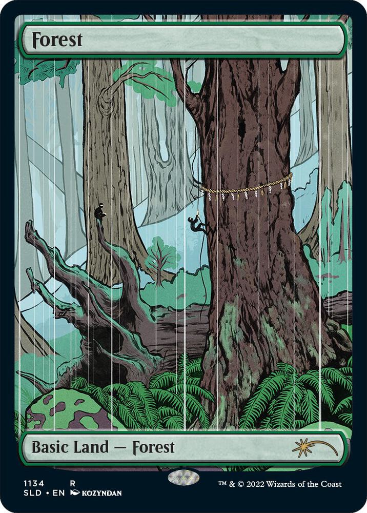 Forest 1134 card from Secret Lair Drop Series