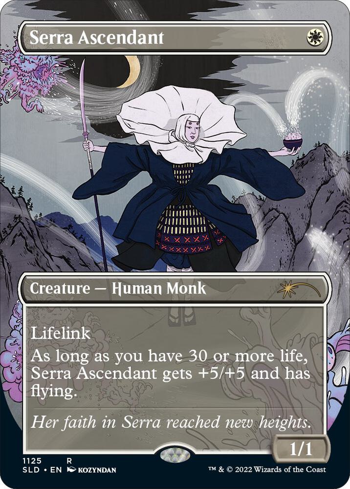 Serra Ascendant 1125 card from Secret Lair Drop Series