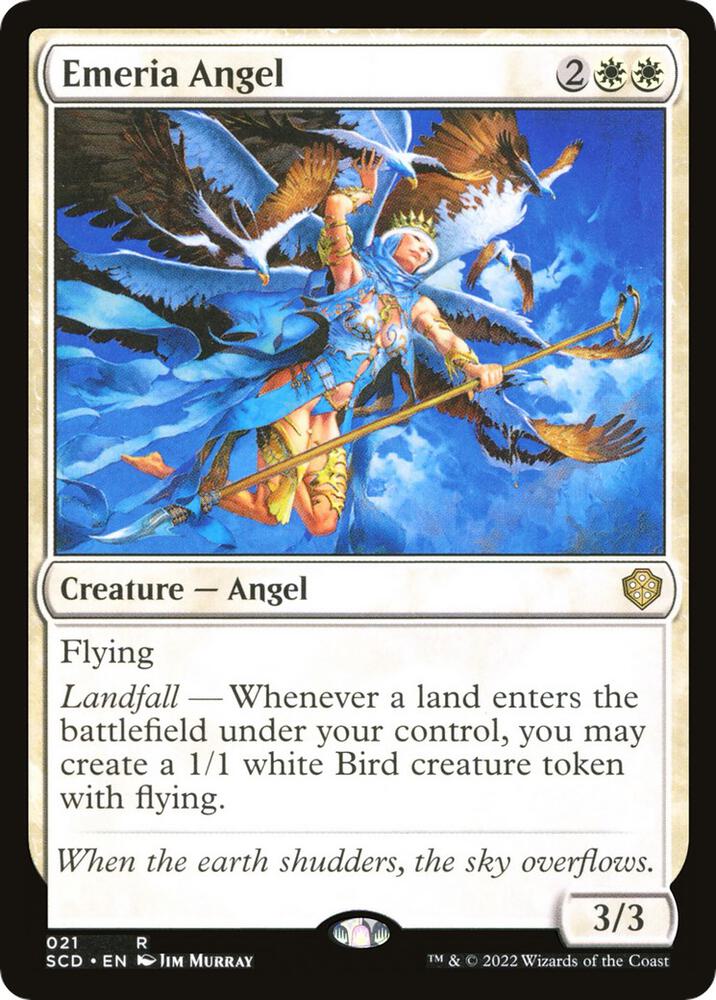 Emeria Angel 21 card from Starter Commander Decks