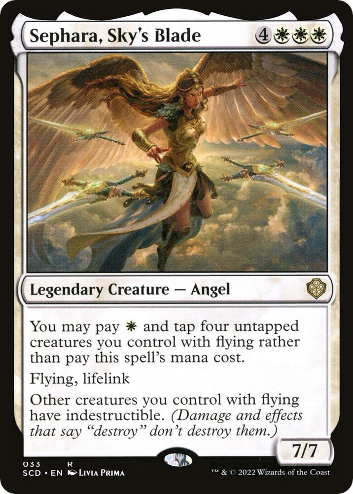 Sephara, Sky's Blade 33 card from Starter Commander Decks
