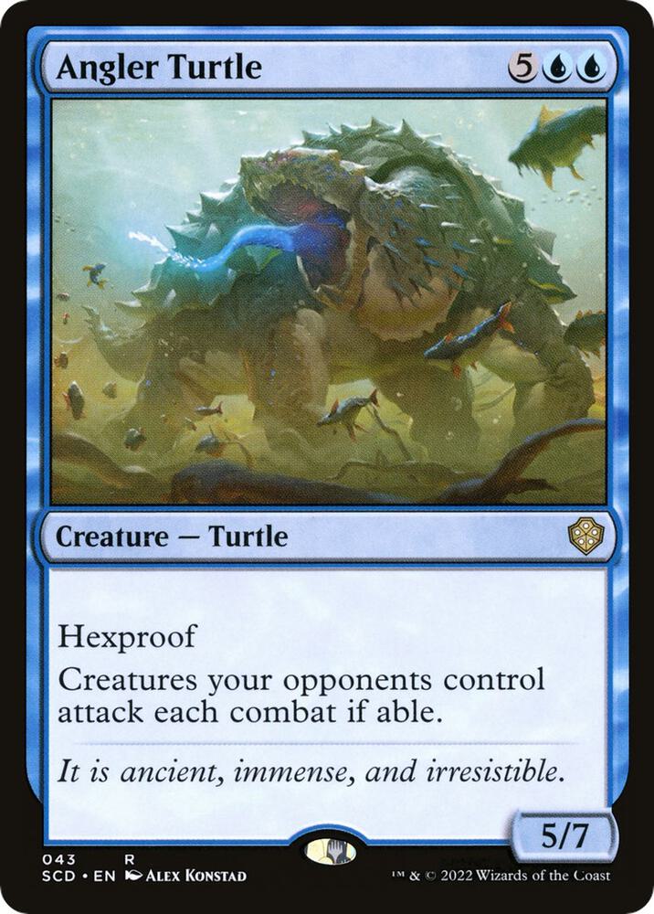 Angler Turtle 43 card from Starter Commander Decks