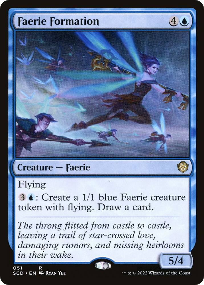 Faerie Formation 51 card from Starter Commander Decks