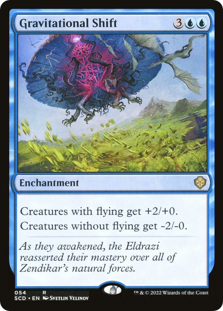 Gravitational Shift 54 card from Starter Commander Decks
