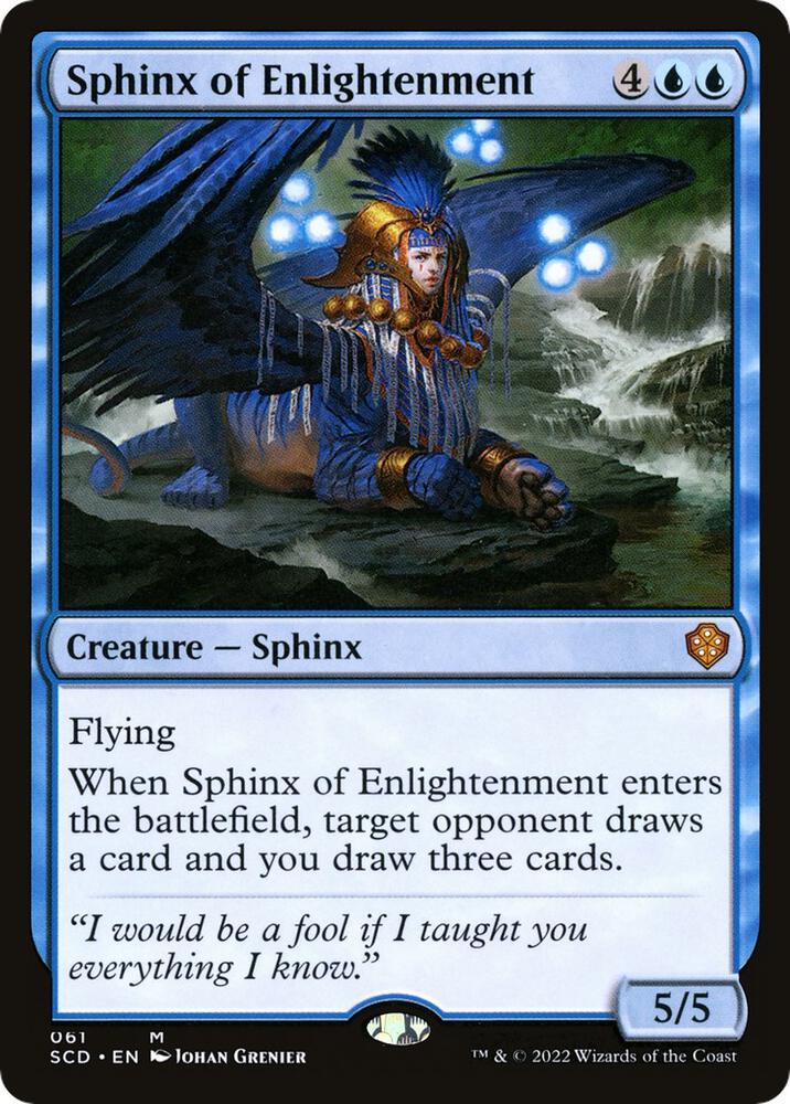 Sphinx of Enlightenment 61 card from Starter Commander Decks