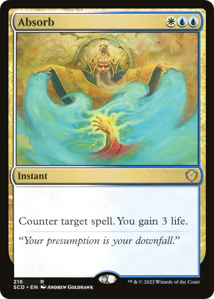 Absorb 216 card from Starter Commander Decks