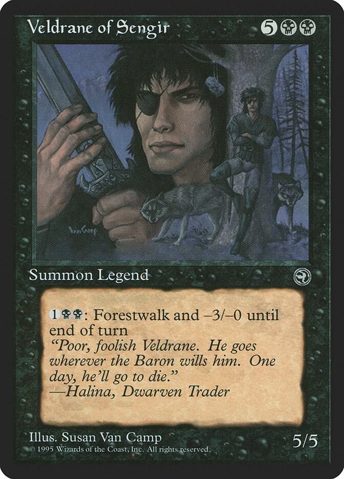 Veldrane of Sengir card from Homelands