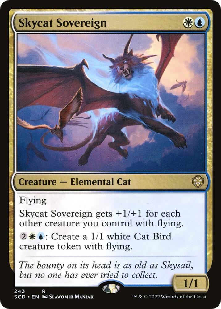 Skycat Sovereign 243 card from Starter Commander Decks