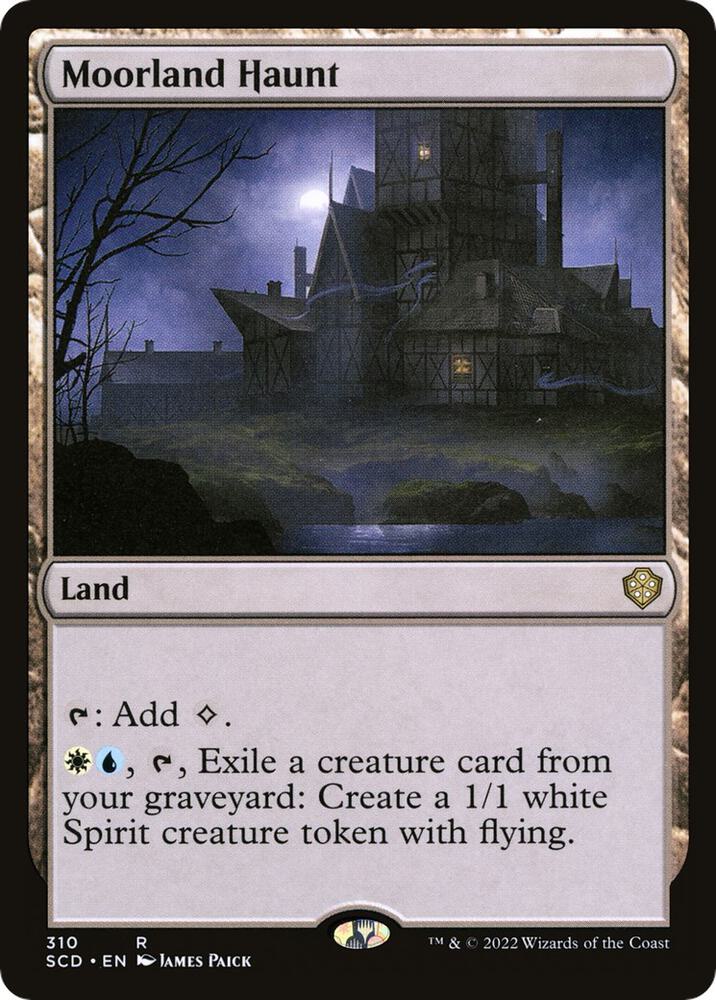 Moorland Haunt 310 card from Starter Commander Decks