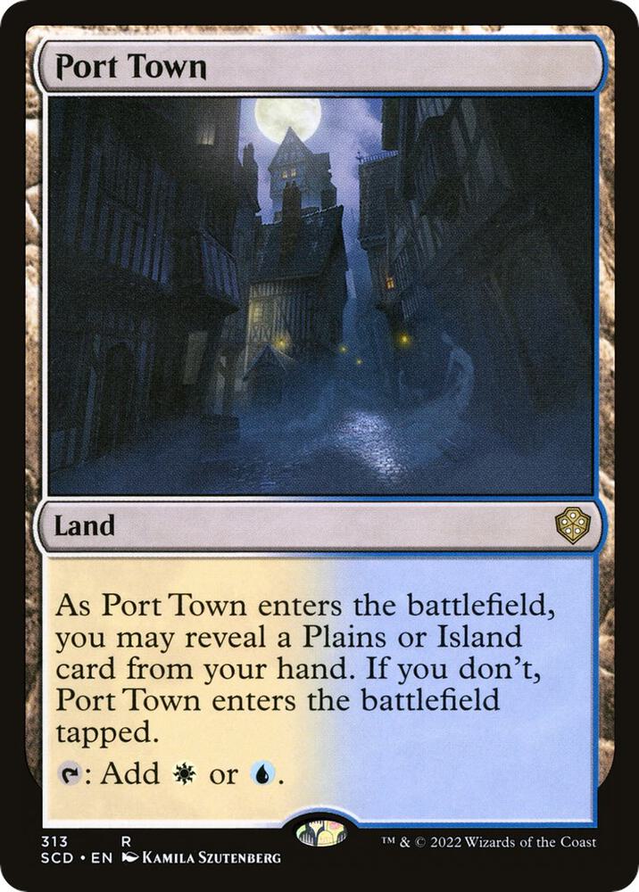 Port Town 313 card from Starter Commander Decks