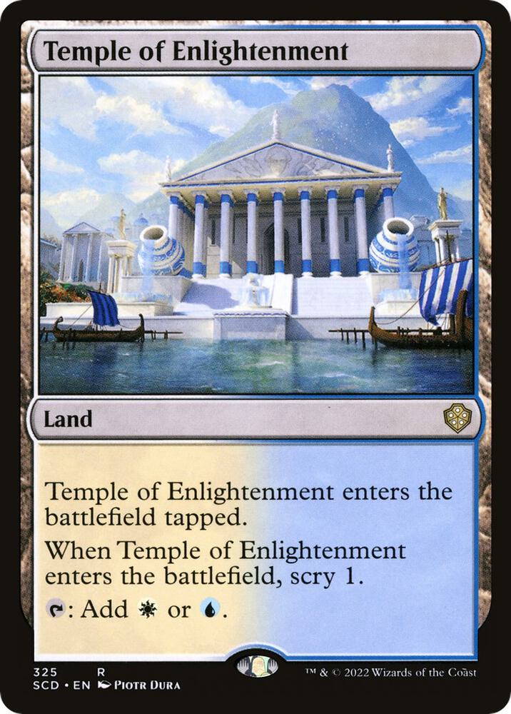 Temple of Enlightenment 325 card from Starter Commander Decks