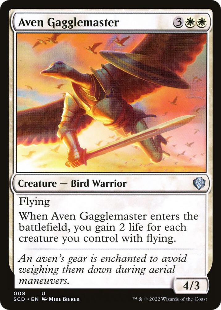 Aven Gagglemaster 8 card from Starter Commander Decks
