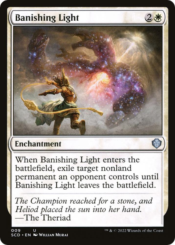 Banishing Light 9 card from Starter Commander Decks