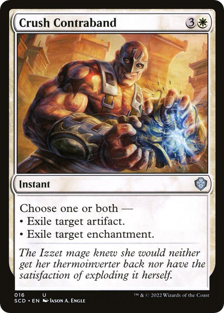 Crush Contraband 16 card from Starter Commander Decks