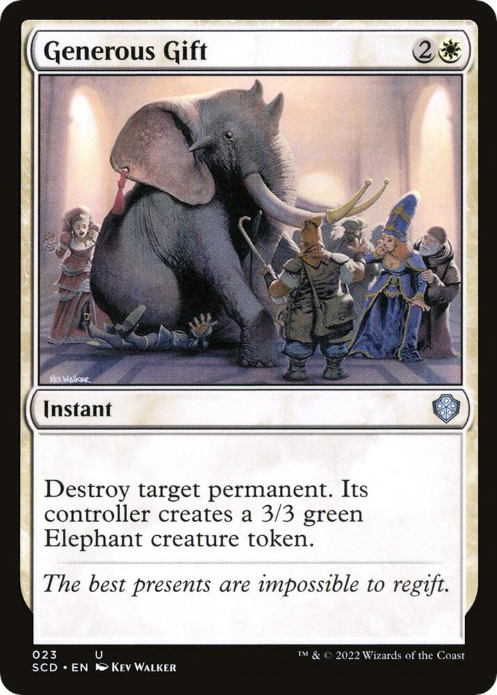 Generous Gift 23 card from Starter Commander Decks