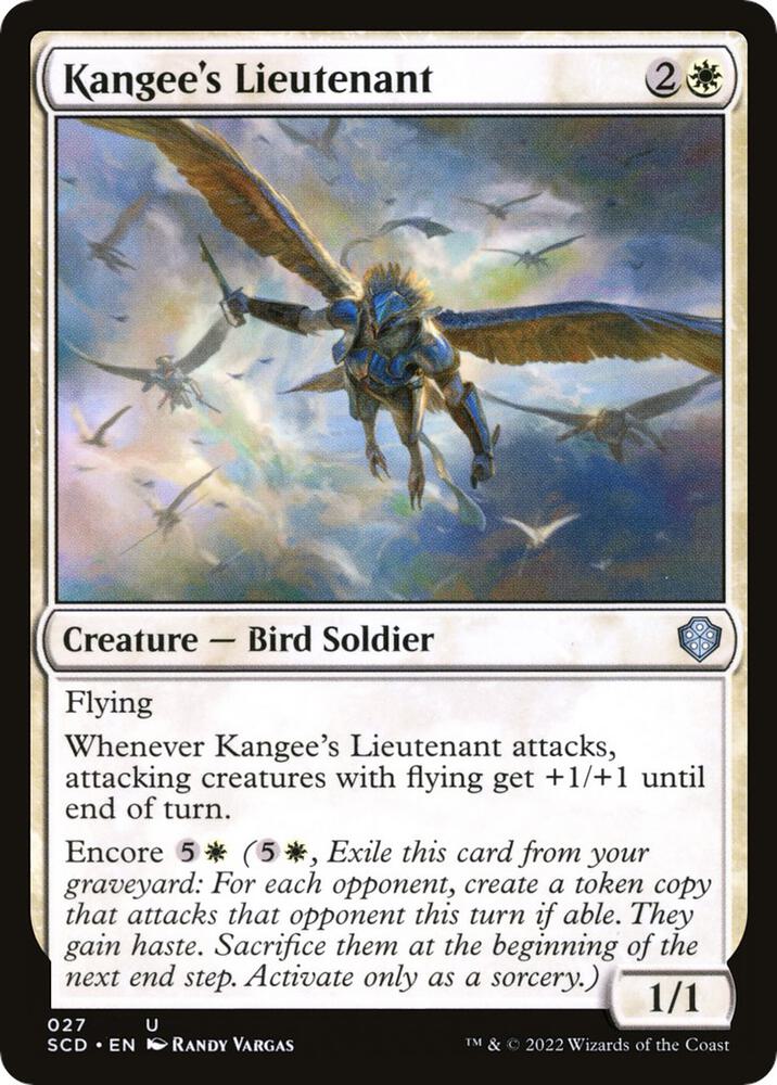 Kangee's Lieutenant 27 card from Starter Commander Decks
