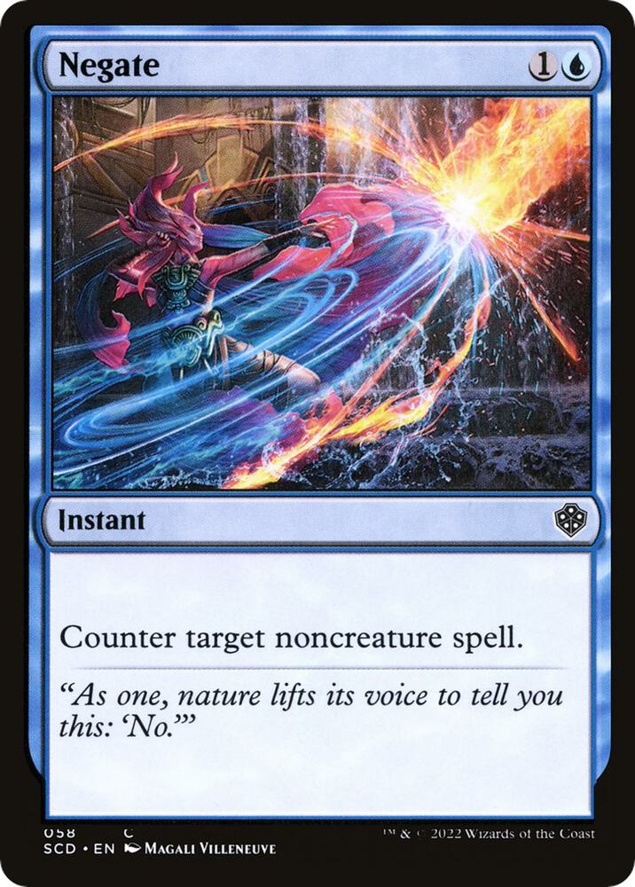 Negate 58 card from Starter Commander Decks