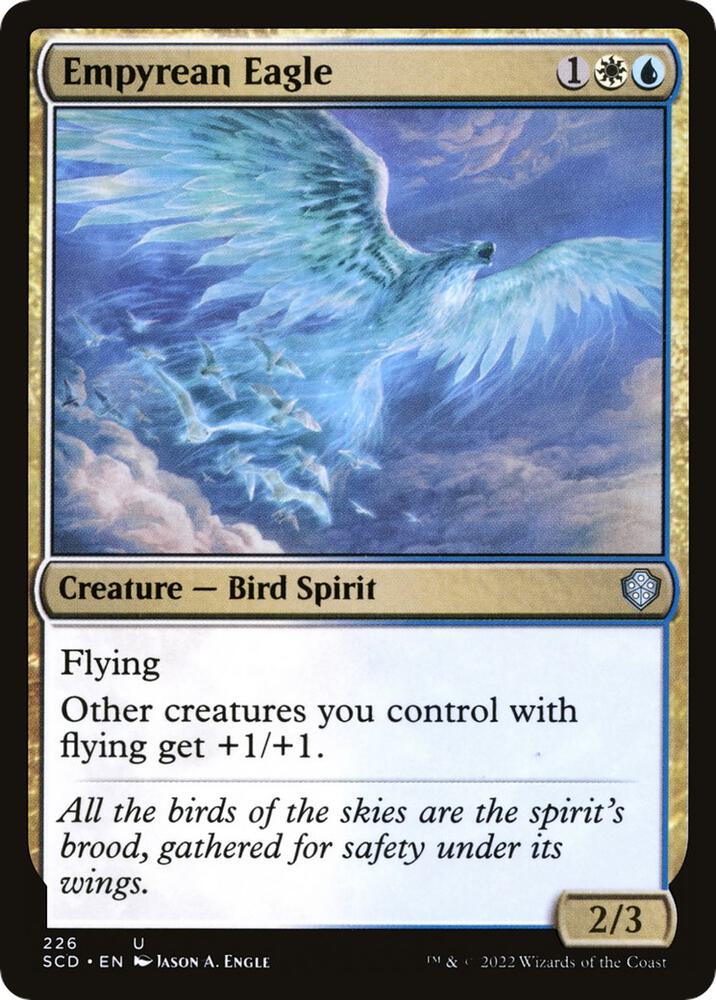 Empyrean Eagle 226 card from Starter Commander Decks