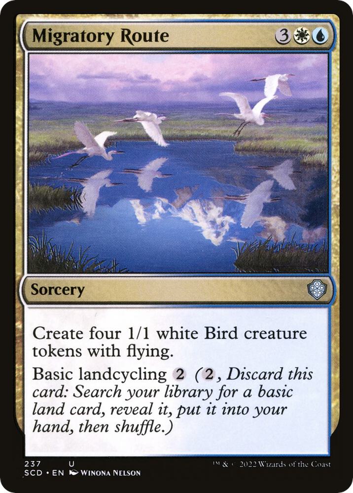 Migratory Route 237 card from Starter Commander Decks