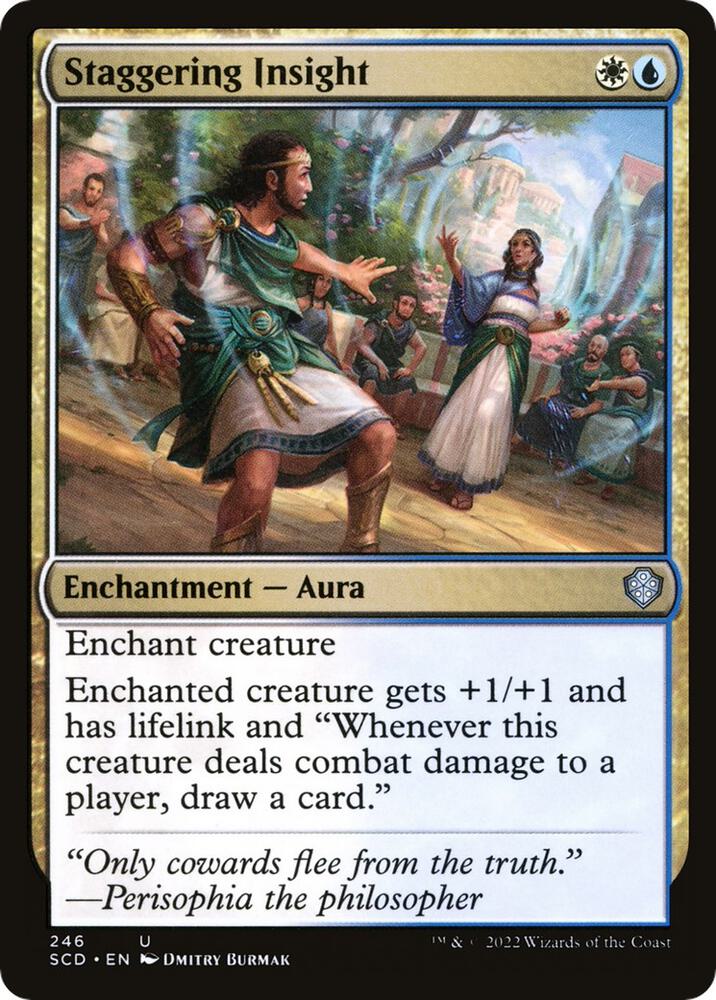 Staggering Insight 246 card from Starter Commander Decks