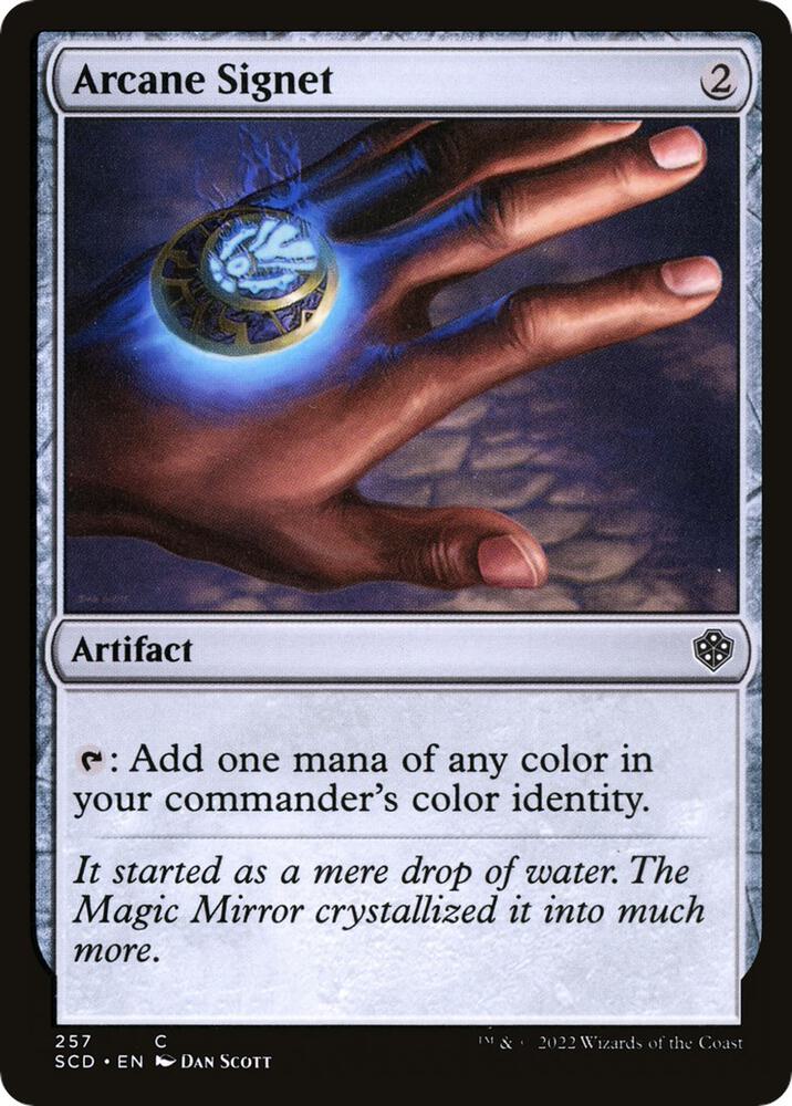 Arcane Signet 257 card from Starter Commander Decks