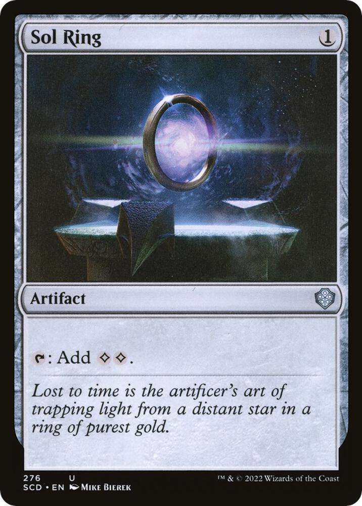 Sol Ring 276 card from Starter Commander Decks