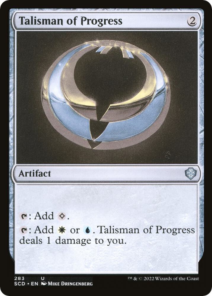 Talisman of Progress 283 card from Starter Commander Decks