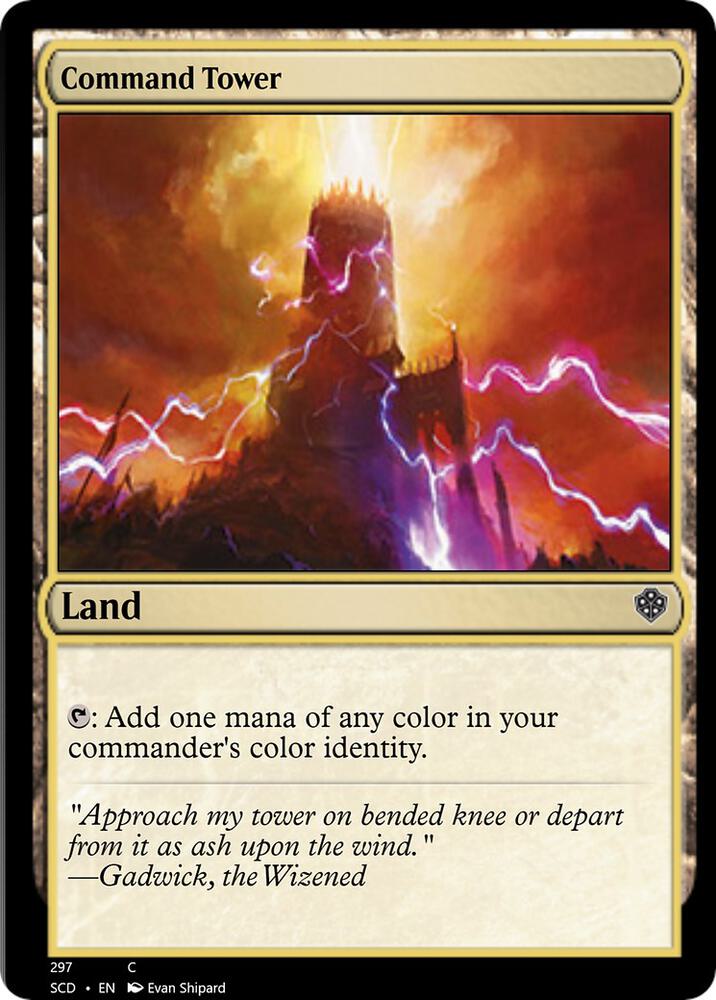 Command Tower 297 card from Starter Commander Decks