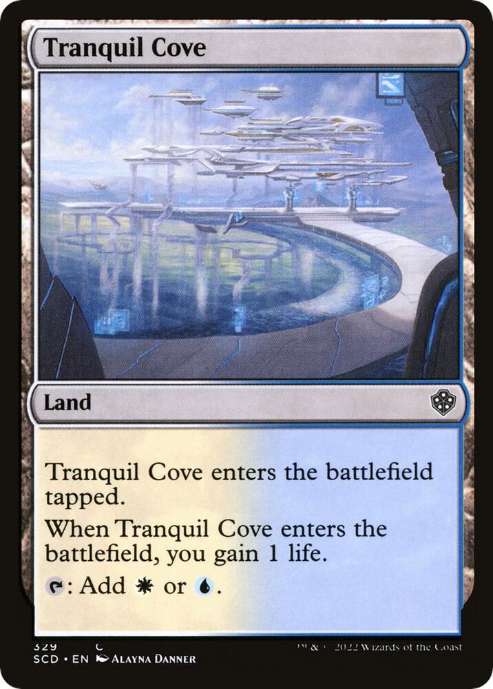 Tranquil Cove 329 card from Starter Commander Decks