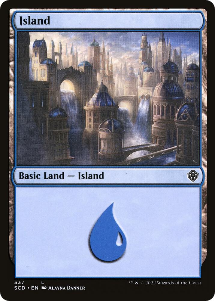 Island 337 card from Starter Commander Decks