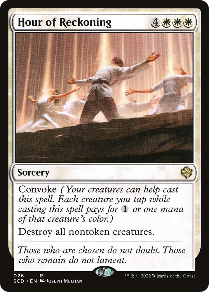 Hour of Reckoning 26 card from Starter Commander Decks