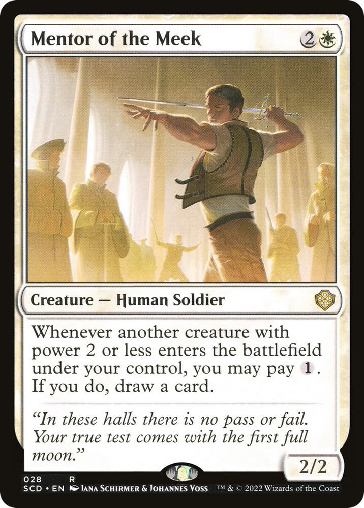 Mentor of the Meek 28 card from Starter Commander Decks