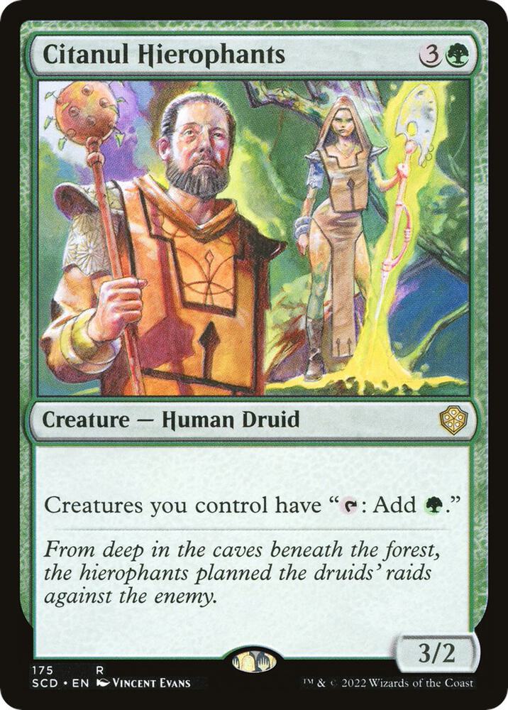 Citanul Hierophants 175 card from Starter Commander Decks