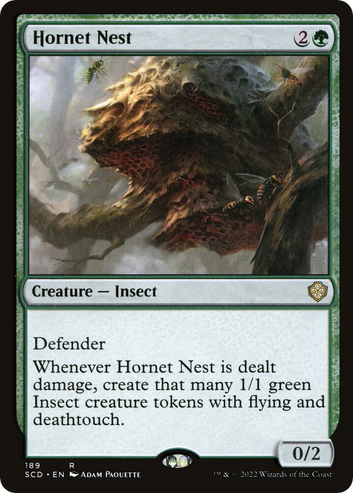 Hornet Nest 189 card from Starter Commander Decks