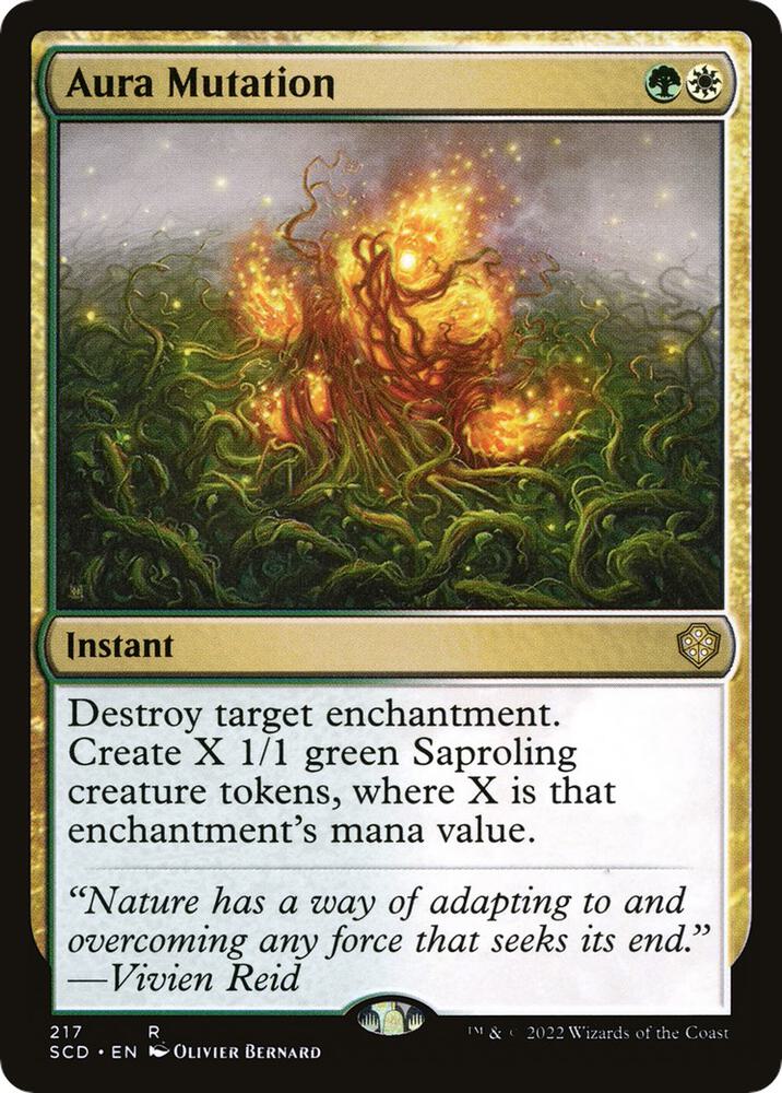 Aura Mutation 217 card from Starter Commander Decks